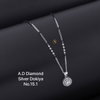 AD Diamond  Designer Silver And Rose Gold Dokiya Wholesale Price In Surat
